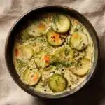 Creamy Dill Pickle Soup (Zupa Ogórkowa) Recipe