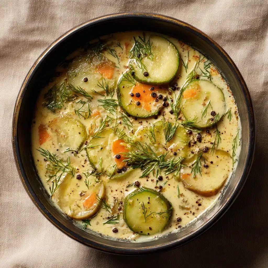 Creamy Dill Pickle Soup (Zupa Ogórkowa) Recipe - Recipe Image