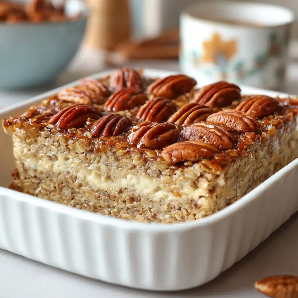 Pecan Pie Baked Oatmeal Recipe - Recipe Image