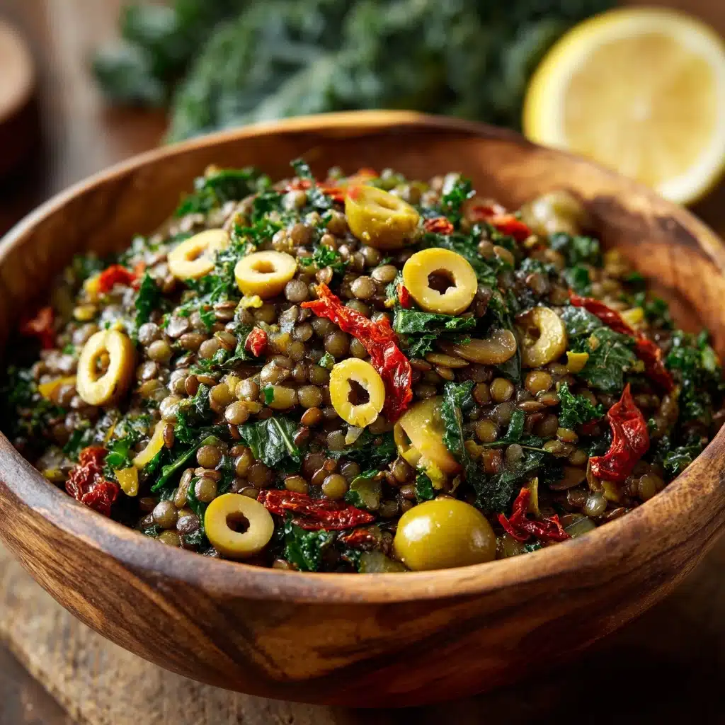 Lemon Pesto Lentil Salad Recipe - Recipe Image