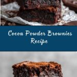 Cocoa Powder Brownies Recipe