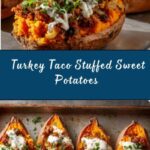 Turkey Taco Stuffed Sweet Potatoes Recipe