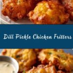 Dill Pickle Chicken Fritters Recipe