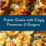 Crispy Parmesan and Gruyere Potato Gratin Recipe