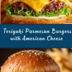 Teriyaki Parmesan Burgers with American Cheese Recipe