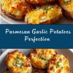 Crispy Parmesan Garlic Potatoes Recipe