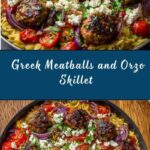 Greek Meatballs and Orzo Skillet Recipe