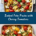 Baked Feta Pasta Recipe with Cherry Tomatoes Recipe