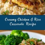 Creamy Chicken & Rice Dinner Casserole Recipe