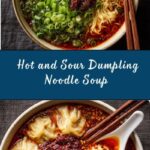 Hot and Sour Dumpling Noodle Soup Recipe