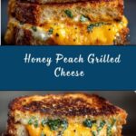 Honey Peach White Cheddar Grilled Cheese Recipe