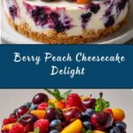 Summer Berry and Peach Cheesecake Recipe