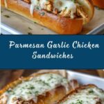 Slow Cooker Parmesan Garlic Chicken Sandwiches Recipe