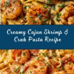 Shrimp & Crab Pasta with Creamy Cajun Sauce Recipe
