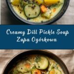 Creamy Dill Pickle Soup (Zupa Ogórkowa) Recipe