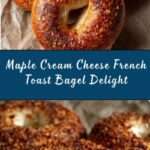 French Toast Bagel with Maple Cream Cheese Recipe