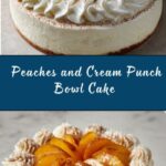 Peaches and Cream Punch Bowl Cake Recipe
