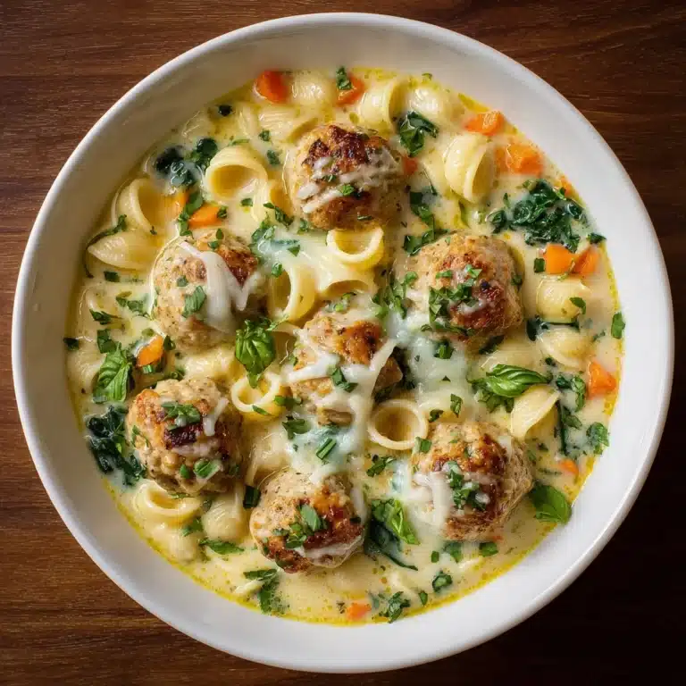 Creamy Italian Meatball Soup Recipe