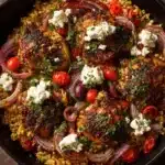 Mediterranean Chicken & Rice Skillet Recipe