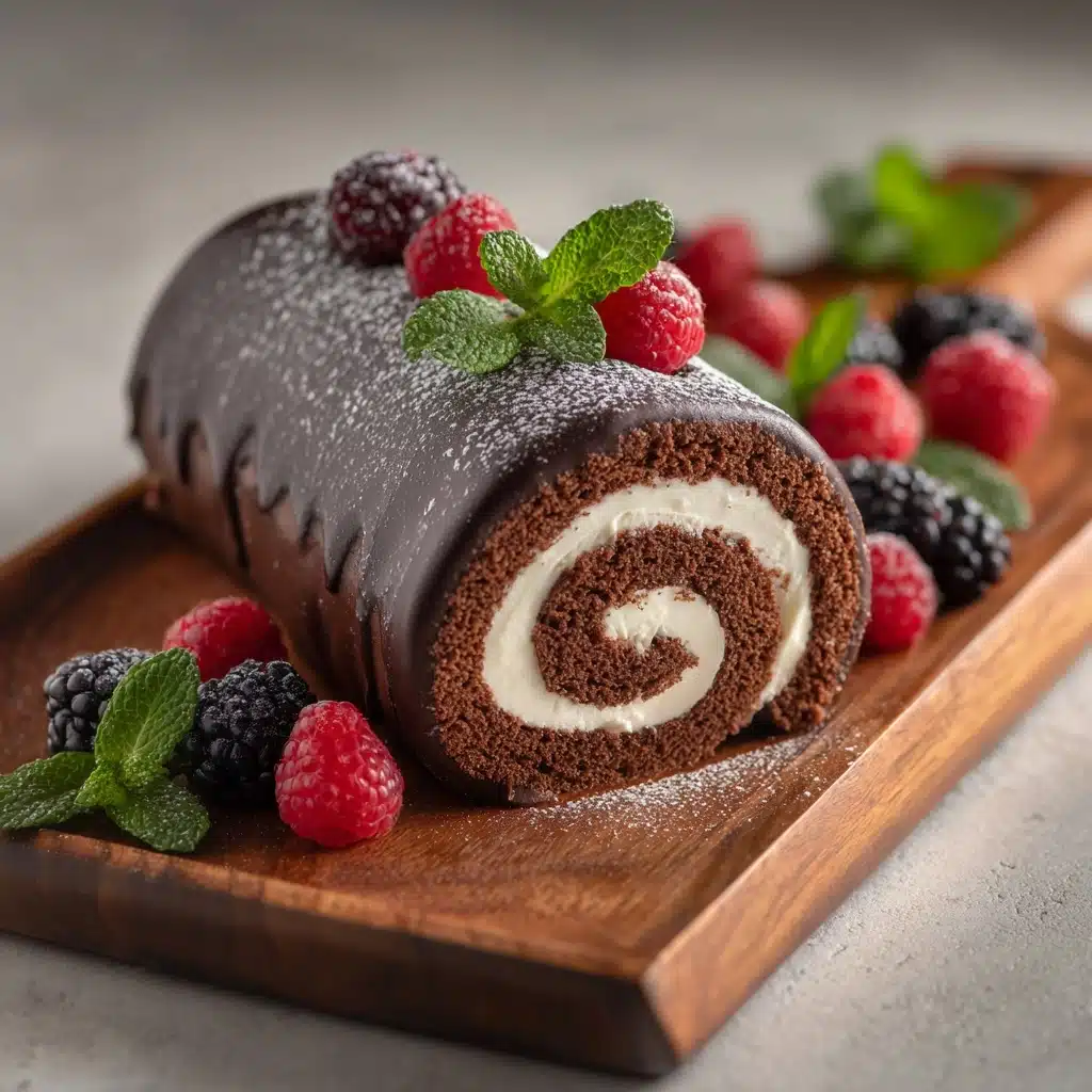 Choco Swiss Roll Delight Recipe - Recipe Image
