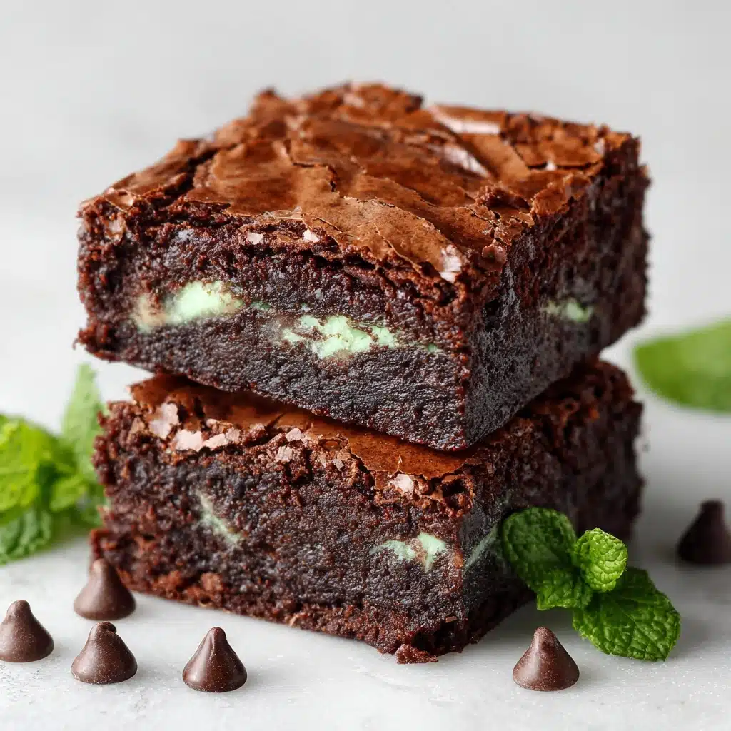 Mint Brownies Recipe - Recipe Image