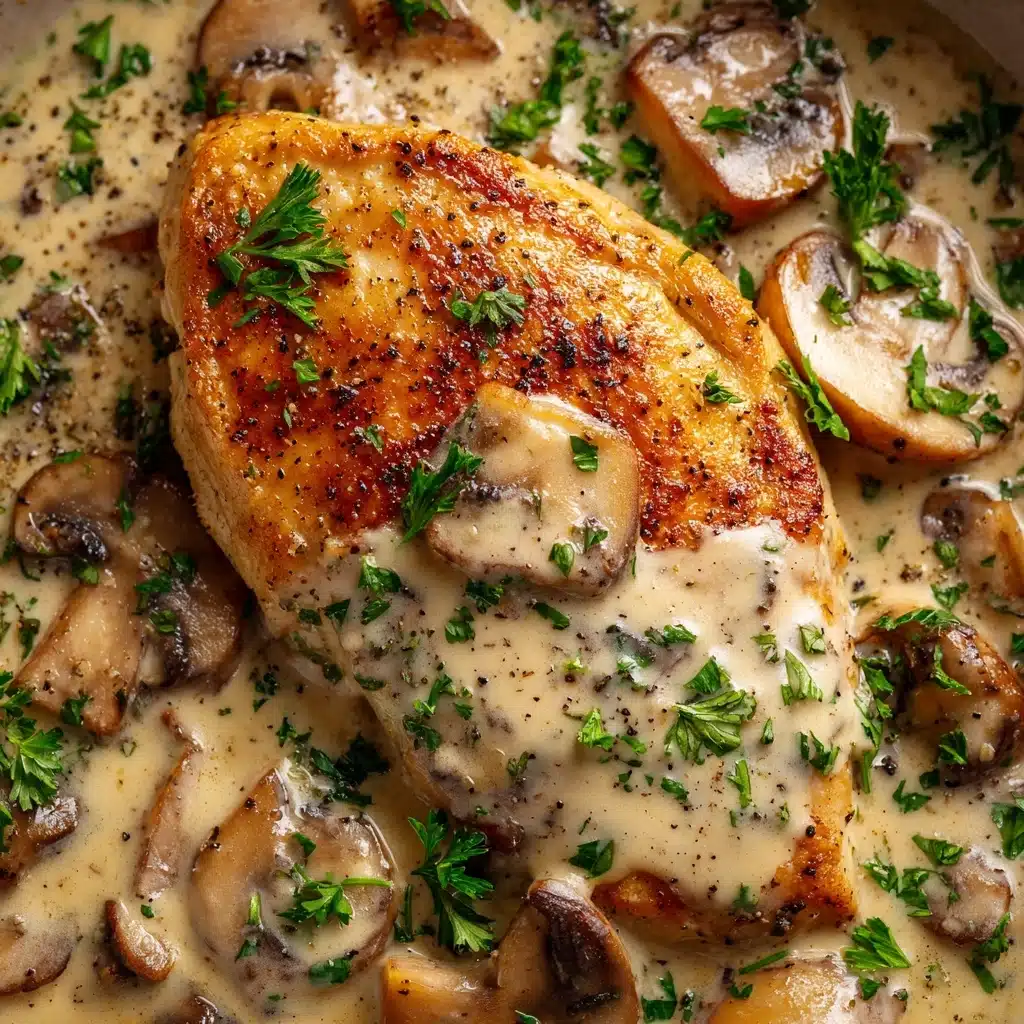 Creamy Chicken with Mushrooms Recipe - Recipe Image
