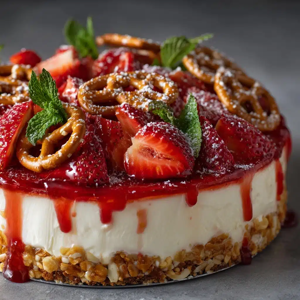 Strawberry Pretzel Salad Recipe - Recipe Image