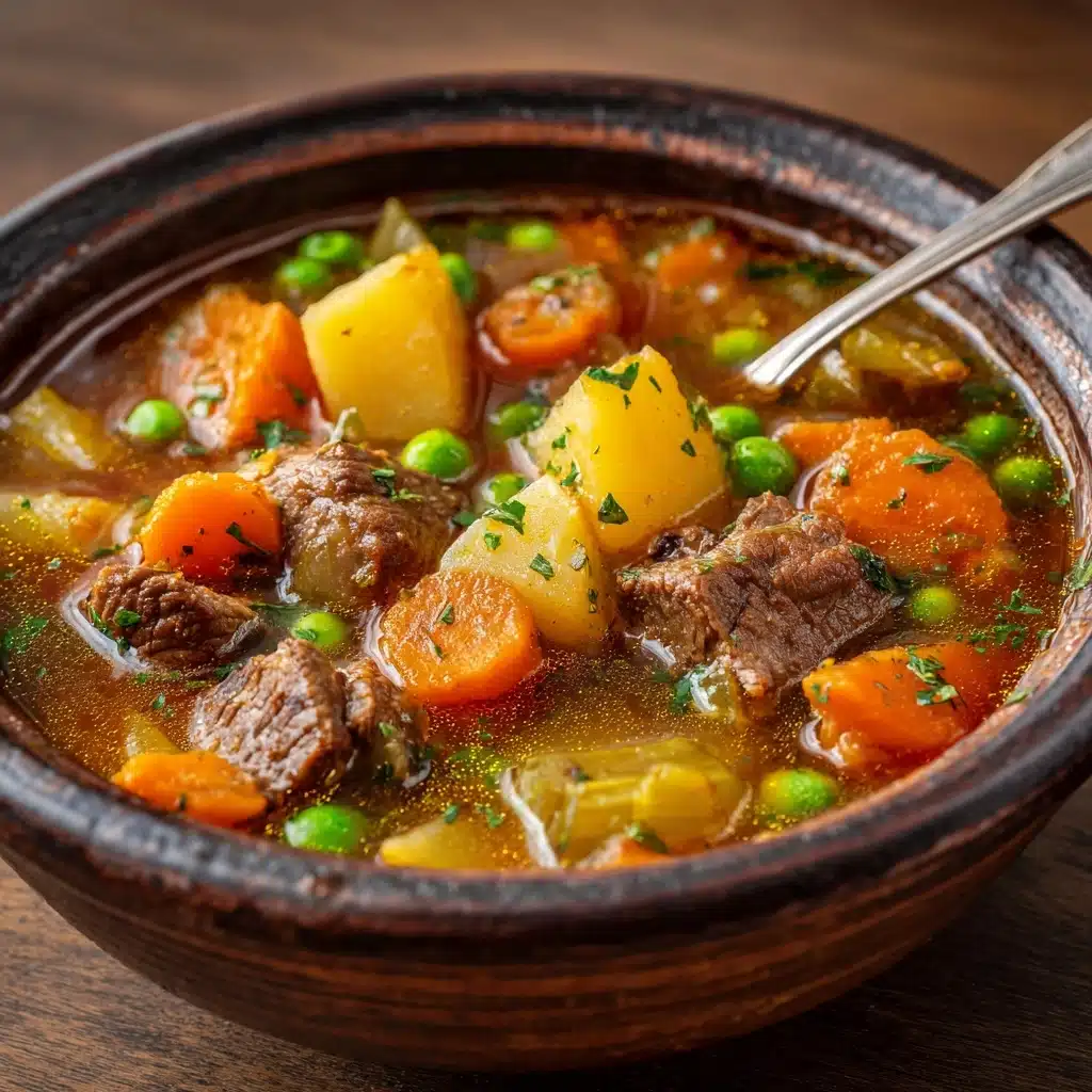 Beef Vegetable Soup Recipe - Recipe Image