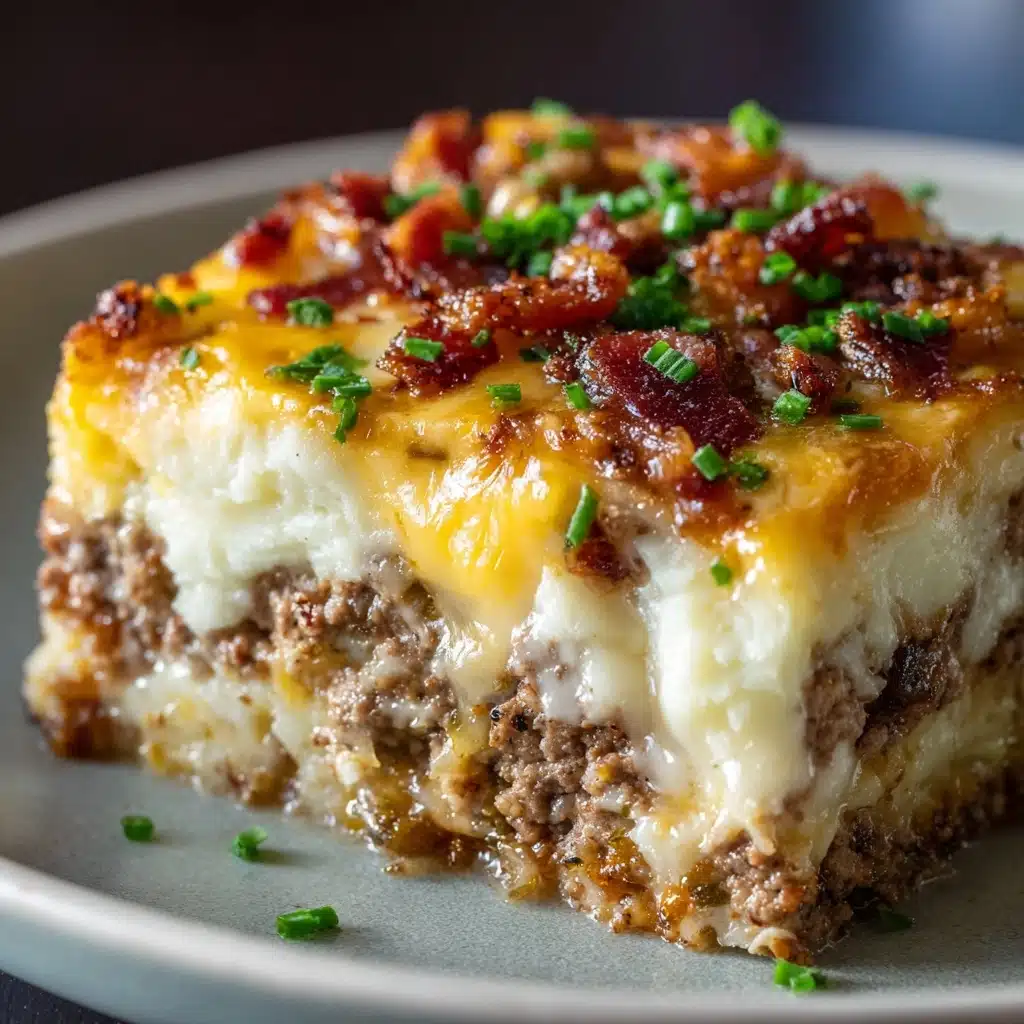 Loaded Potato & Meatloaf Casserole Recipe - Recipe Image