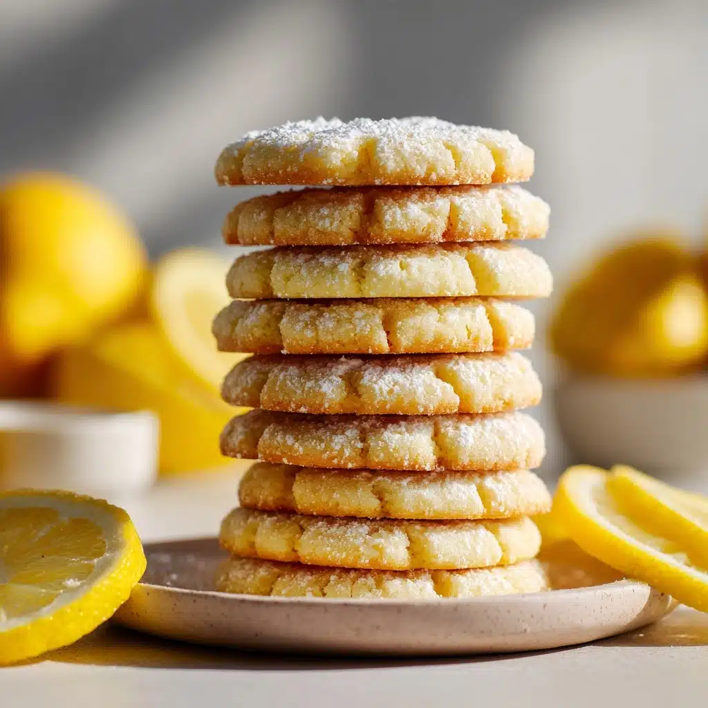 Gluten-Free Almond Flour Lemon Cookies Recipe - Recipe Image