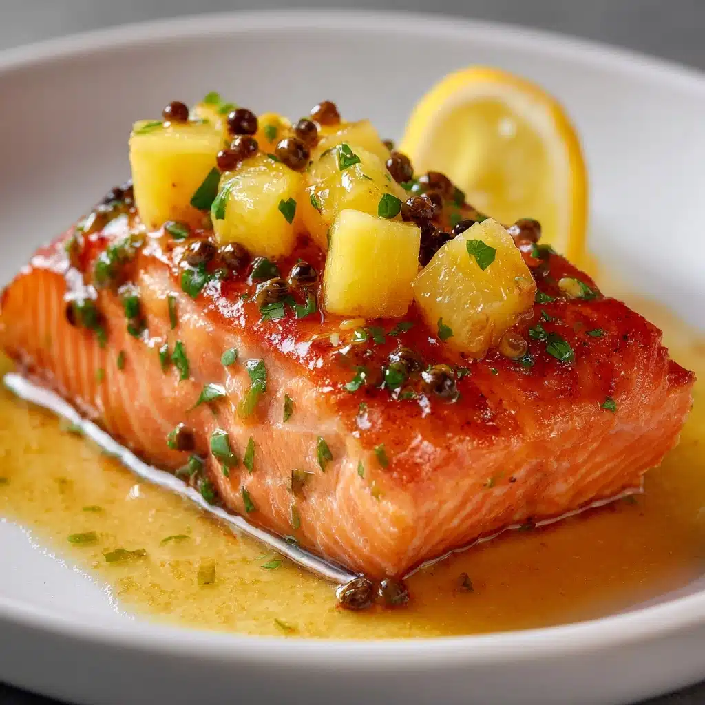 Honey Pineapple Salmon Recipe - Recipe Image