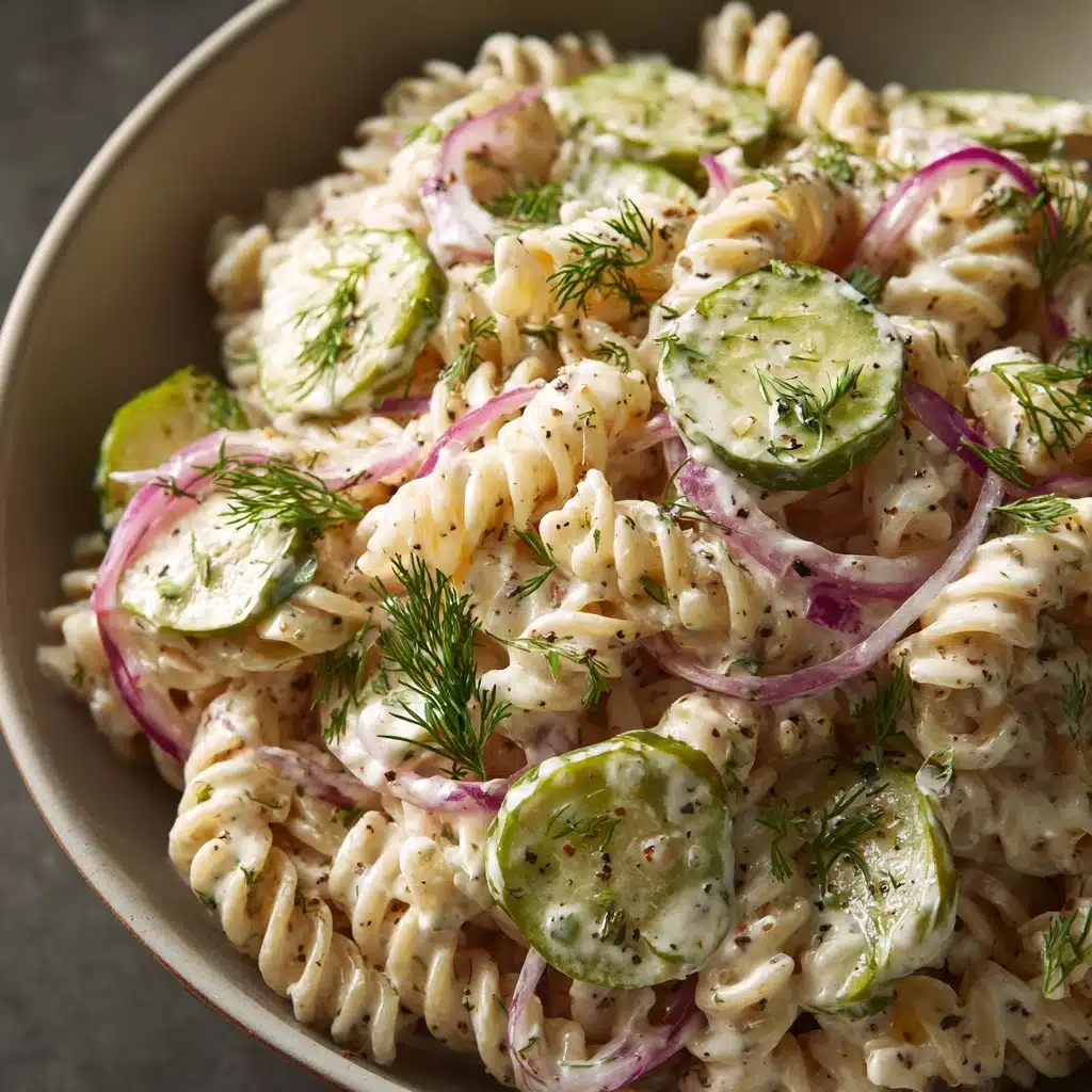 Dill Pickle Pasta Salad Recipe - Recipe Image