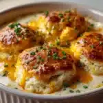 Cheesy Chicken Biscuit Casserole Recipe