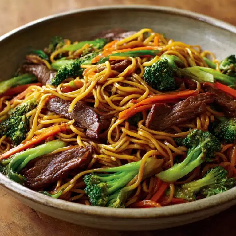 Beef Lo Mein Recipe