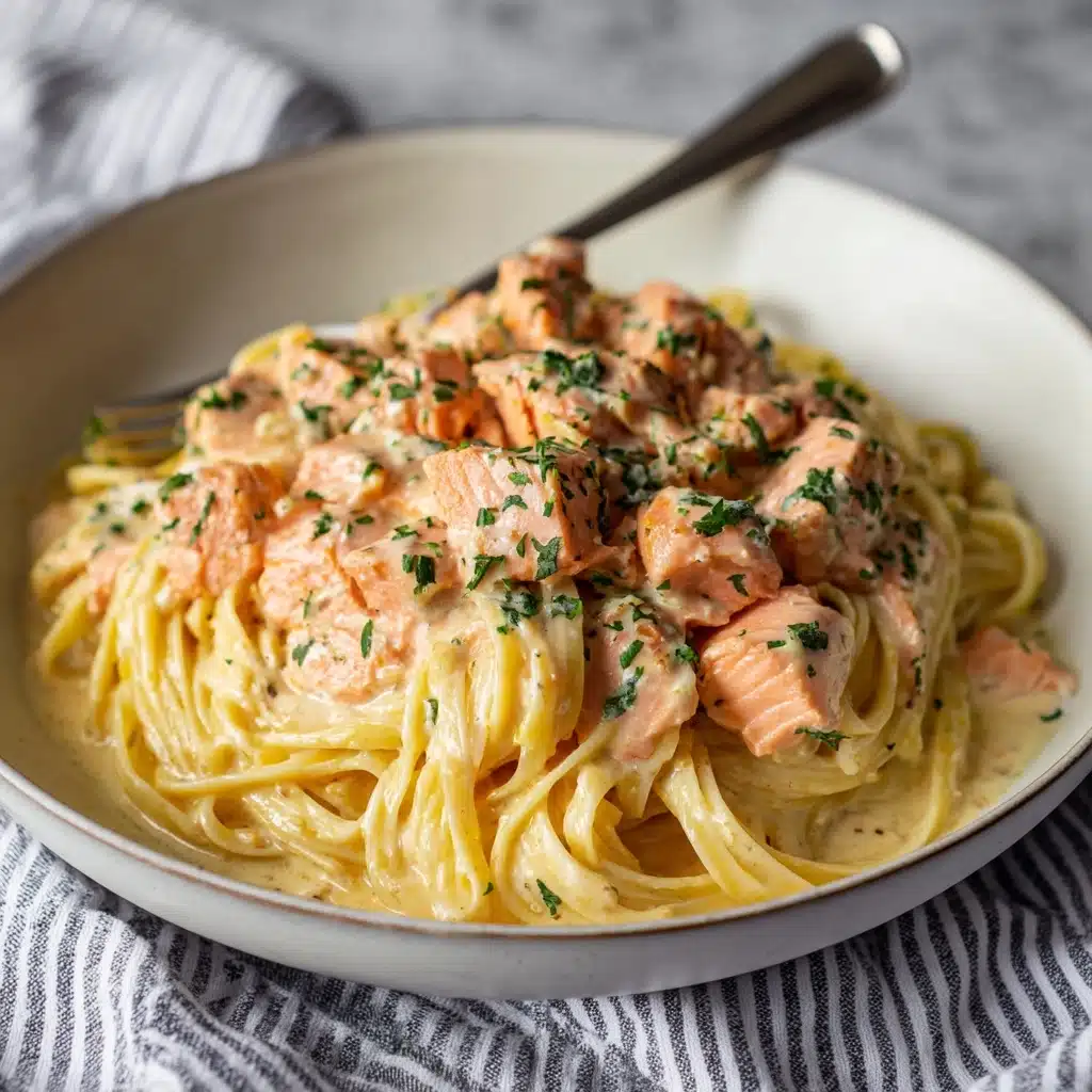 Smoked Salmon Carbonara Recipe - Recipe Image