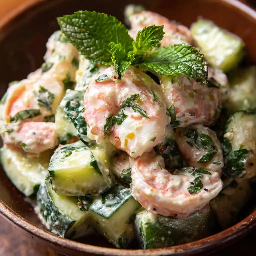 Creamy Cucumber Shrimp Salad Recipe - Recipe Image