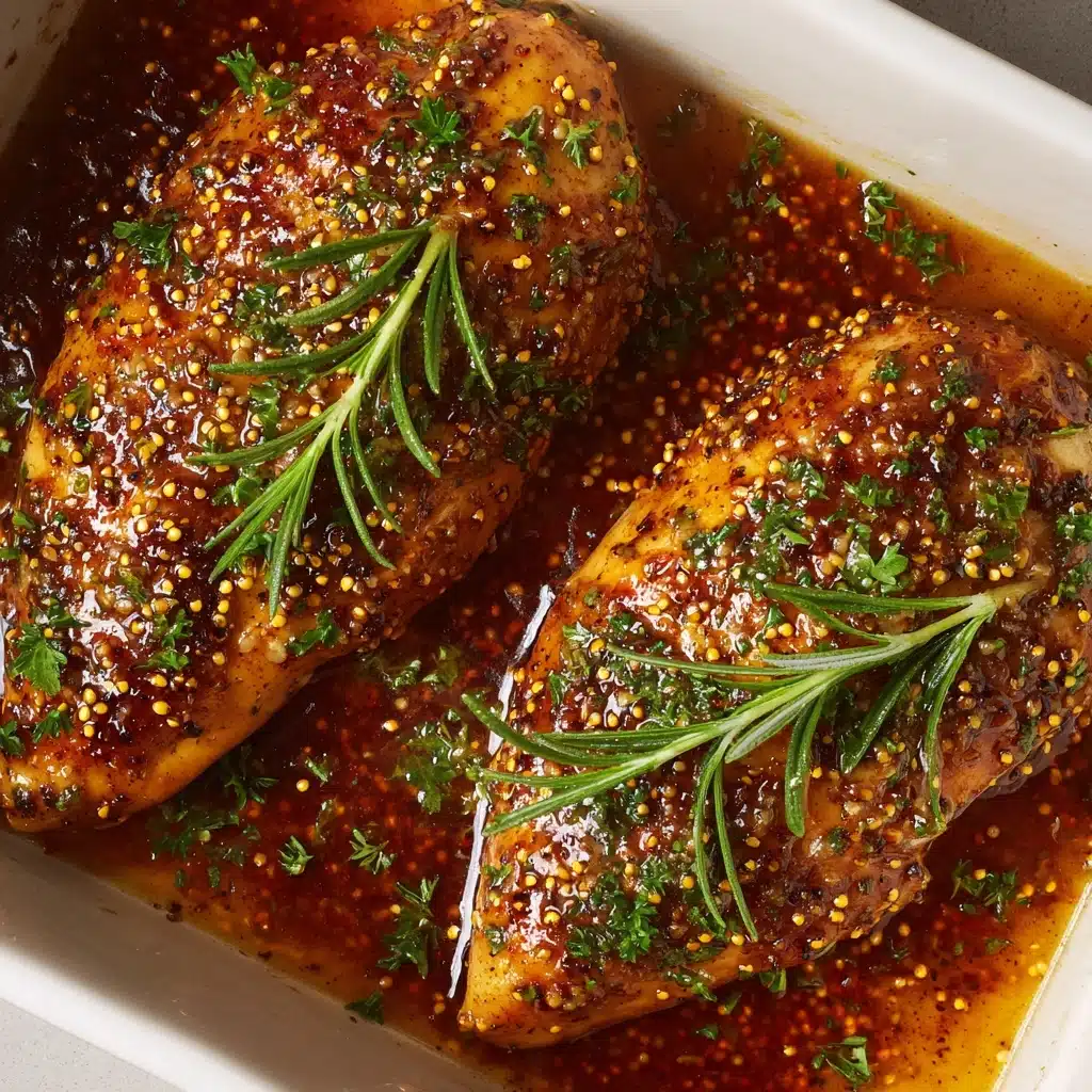 Honey Dijon Rosemary Baked Chicken Recipe - Recipe Image
