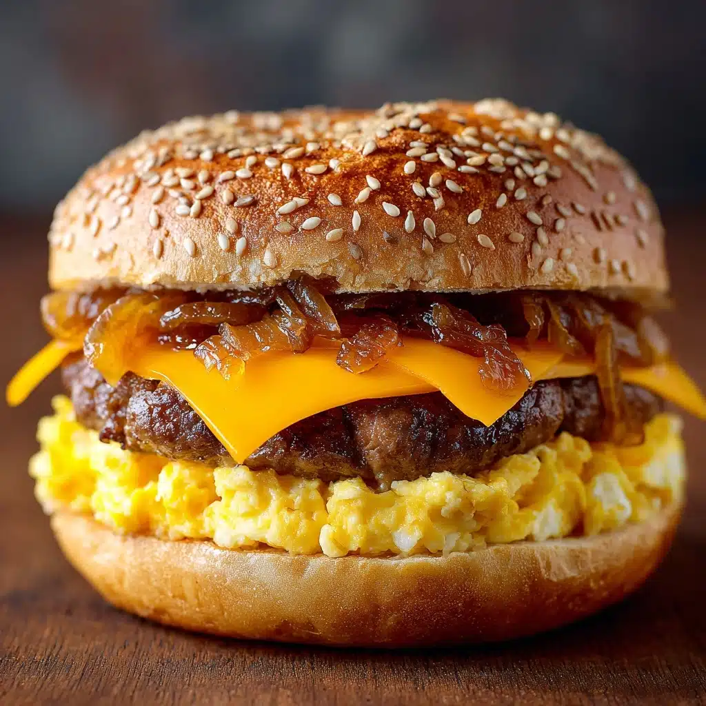 Steak Egg Cheese Bagel Recipe - Recipe Image
