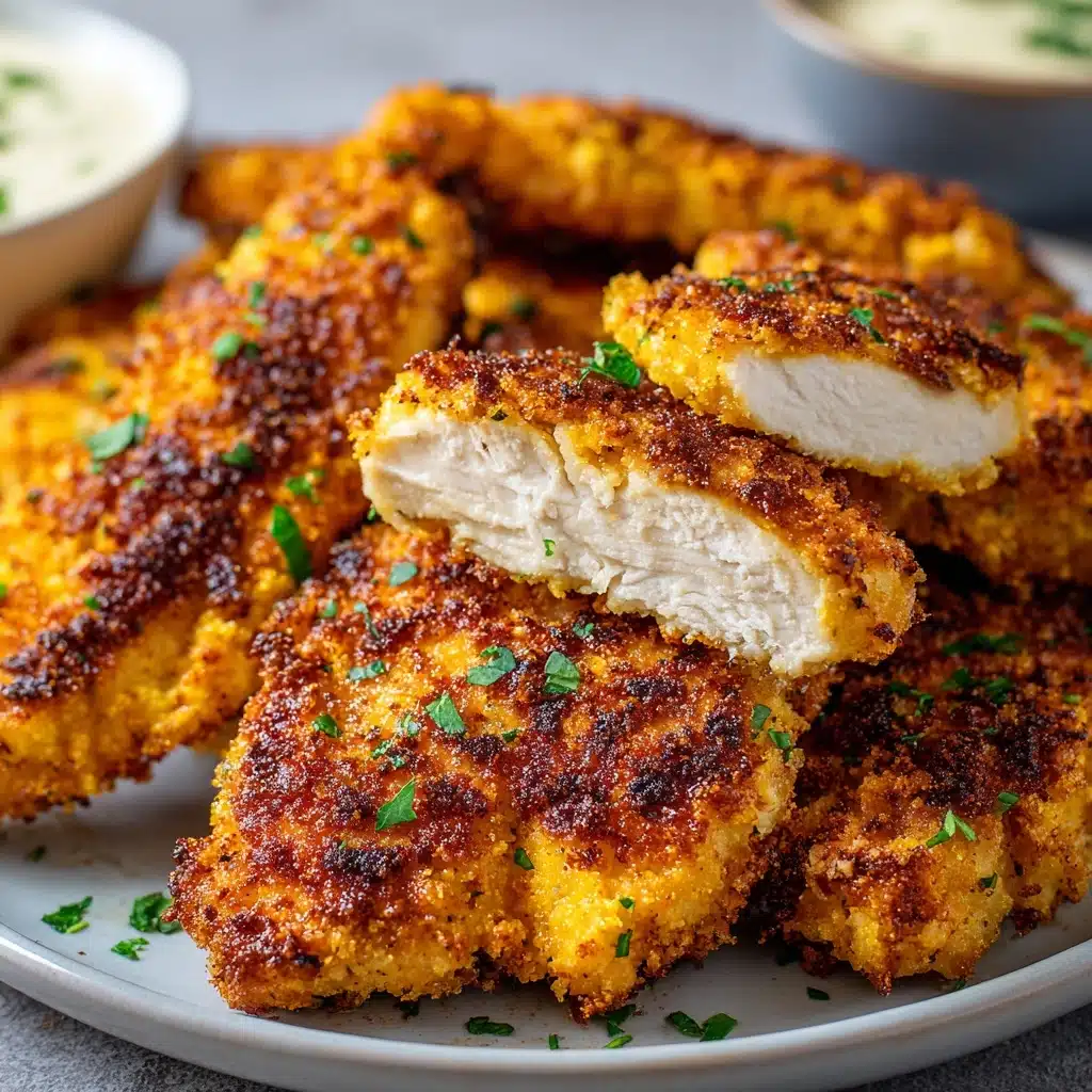 Garlic Parmesan Chicken Tenders Recipe - Recipe Image