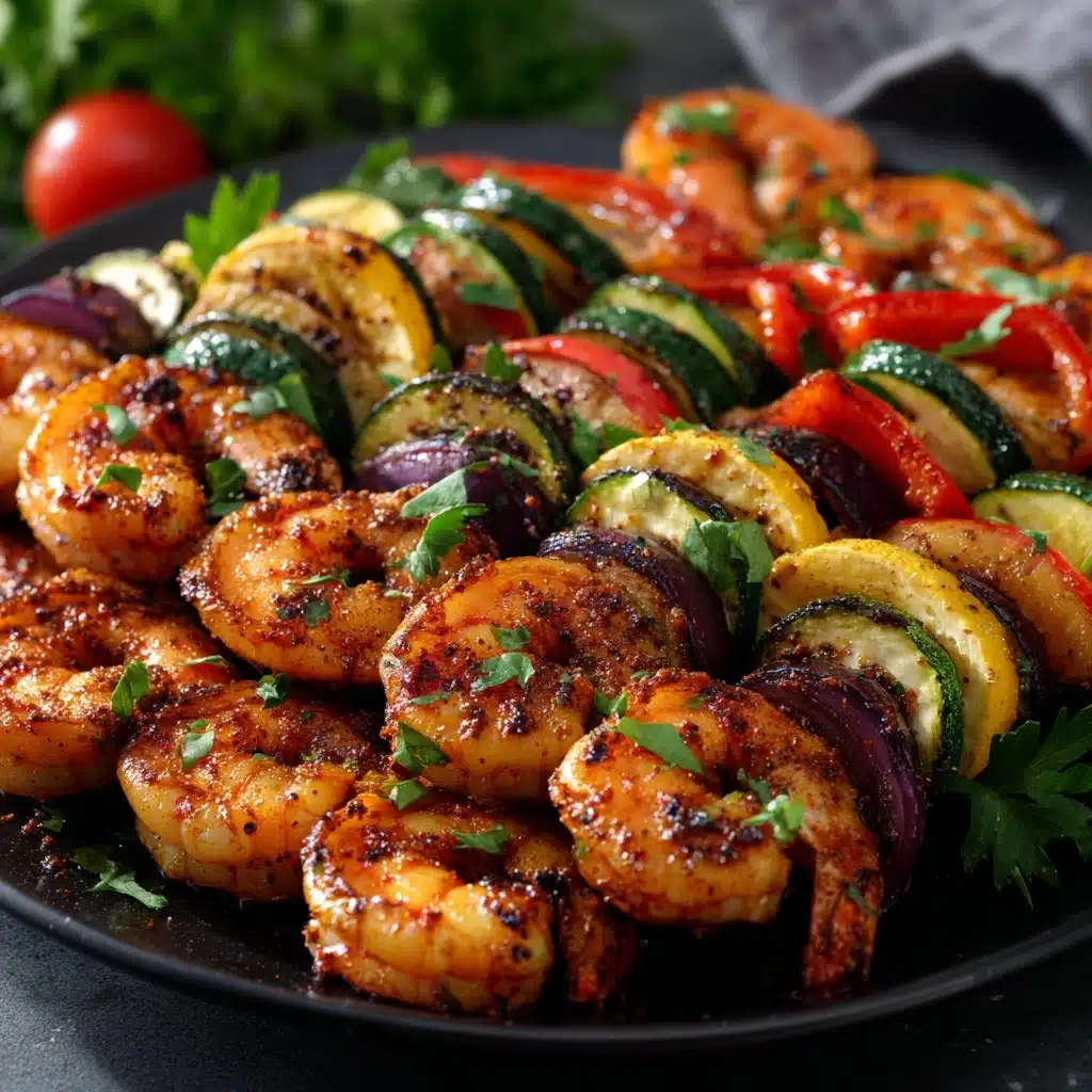 Spicy Shrimp and Veggie Skewers Recipe - Recipe Image