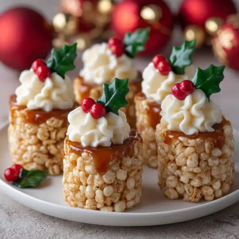 Rice Krispie Christmas Puddings Recipe