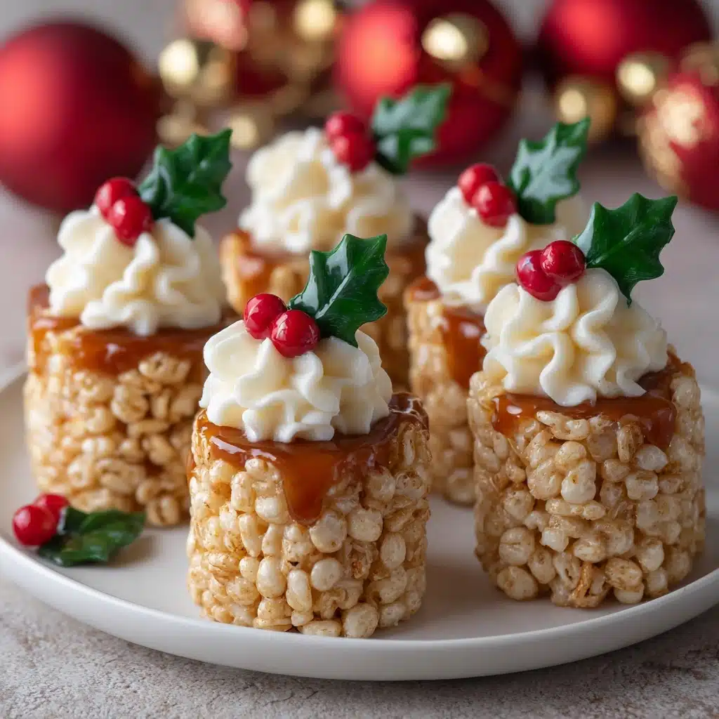 Rice Krispie Christmas Puddings Recipe - Recipe Image