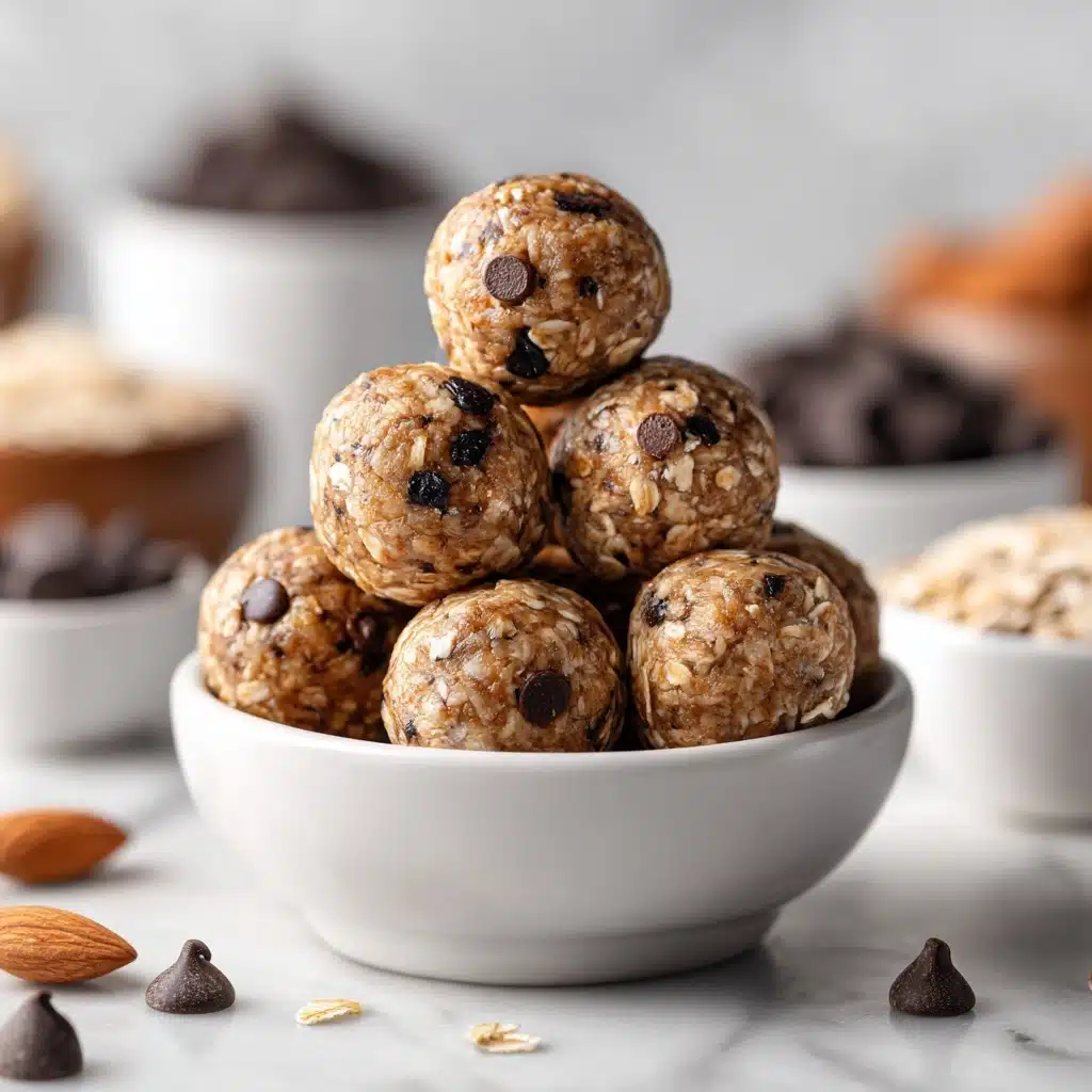 No Bake Chocolate Chip Cookie Balls Recipe - Recipe Image