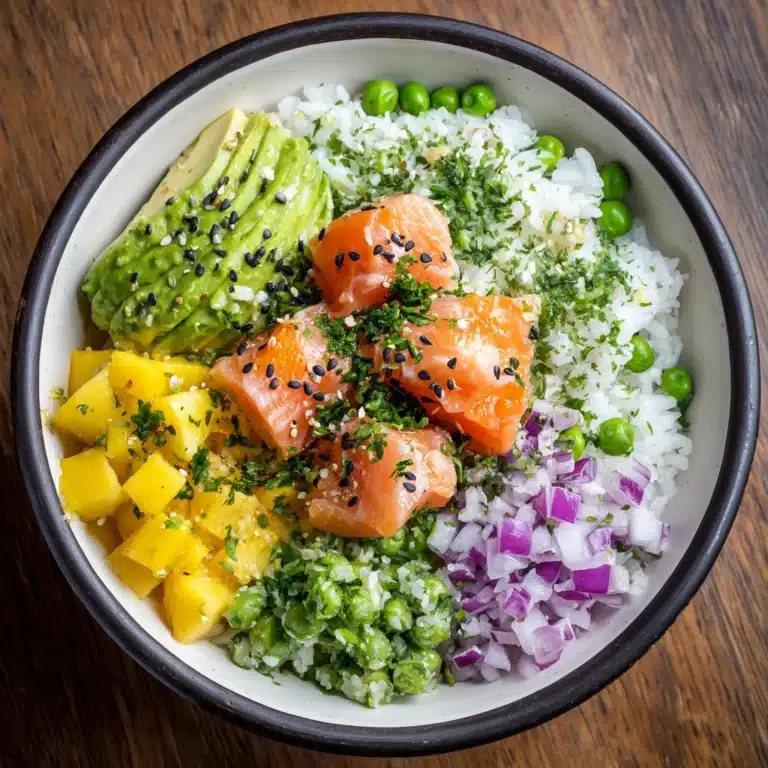 Spicy Salmon Bowls with Coconut Rice Recipe