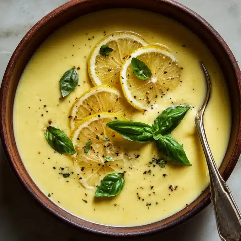 Lemony Artichoke Soup Recipe