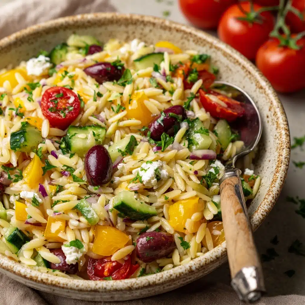 Orzo Pasta Salad Recipe - Recipe Image