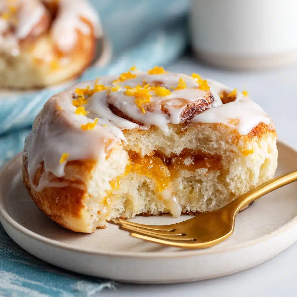 Homemade Orange Sweet Rolls Recipe