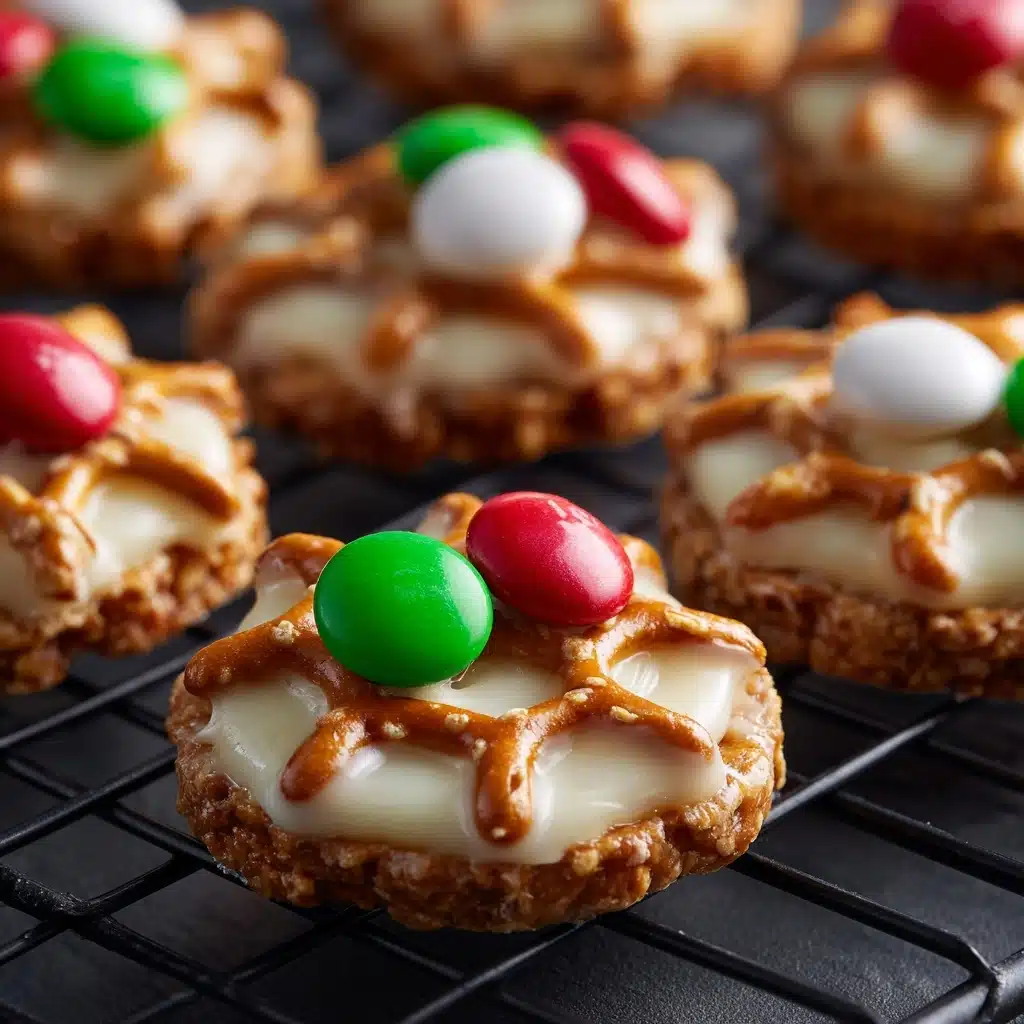 Pretzel M&M Hugs {Christmas Style} Recipe