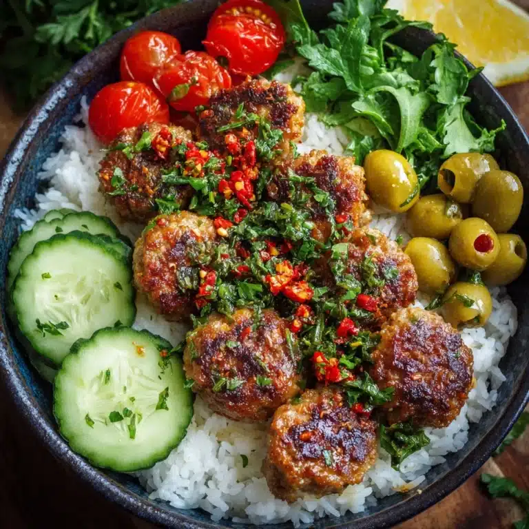 Mediterranean Chicken Meatballs Recipe