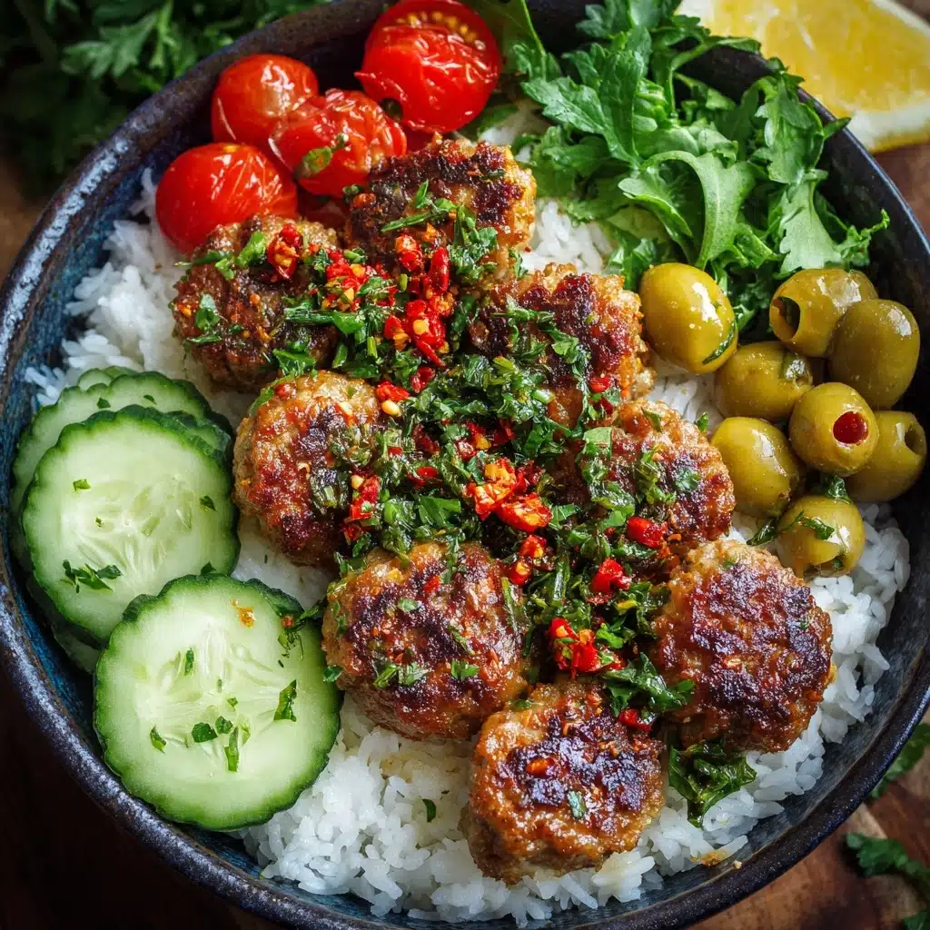 Mediterranean Chicken Meatballs Recipe - Recipe Image